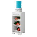 Ver imagem 1 de Balcão Fruteira Cozinha 3 Compartimentos com 1 Gaveta Gana - Branco