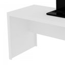 Ver imagem 4 de Conjunto 2 Peças com Escrivaninha 3 Gavetas e Armário Baixo 2 Portas Branco