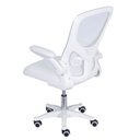Ver imagem 3 de Cadeira Escritório Giratória Nr-17 Diretor Bogotá Or Design Tela Mesh Branca Base Rodízio Nylon