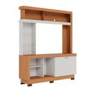 Ver imagem 3 de Estante Home Theater para TV até 50" 2 Portas Valença Freijó Off White Colibri