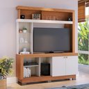Ver imagem 1 de Estante Home Theater para Tv até 50" 2 Portas Valença Freijó Off White
