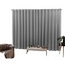 Cortina 4,00x2,50 Sala Quarto Cozinha Blackout Corta Luz Cor:cinza - 1