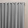 Cortina 4,00x2,50 Sala Quarto Cozinha Blackout Corta Luz Cor:cinza - 2