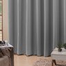 Cortina 4,00x2,50 Sala Quarto Cozinha Blackout Corta Luz Cor:cinza - 5