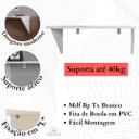 Ver imagem 5 de Mesa de Computador Suspensa Status:branco