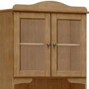 Ver mais imagens de Armário de Cozinha Rústico com Cristaleira 4 Portas 2 Gavetas Lazuli F06 Freijó - Lyam Decor