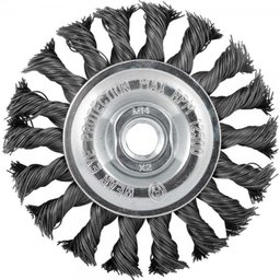 Escova circular torcida 4x1/2" rosca m14 12500rpm - 3