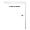 Ver imagem 3 de Kit para Porta de Correr 200cm Casablanca