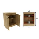 Ver imagem 6 de Balcão para Escritório 60cm com 1 Prateleira 2 Portas e Chave ME4149