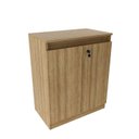 Ver imagem 7 de Balcão para Escritório 60cm com 1 Prateleira 2 Portas e Chave ME4149 Marrom