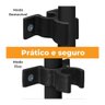 Cercado Caes Pets Cachorros 9 Módulos + Portão 98 Cm Altura:preto - 2