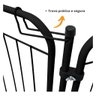 Cercado Caes Pets Cachorros 9 Módulos + Portão 98 Cm Altura:preto - 3