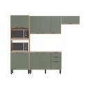 Ver imagem 5 de Cozinha Modulada Completa Completa FMT004 Firenze (2 Aéreos + 1 Balcão + 1 Paneleiro) 4 Peças
