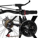 Ver imagem 2 de Bicicleta Bike Aço 21 Marchas Velocidades Aro 29 Preto e Verde