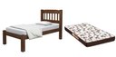 Ver imagem 1 de Cama Solteiro Madeira Maciça Palmo Colchão D20 88x188x12