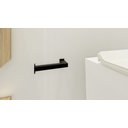 Ver imagem 4 de Kit de Acessórios para Banheiro com 4 Peças em Aço Inox Black Matte Preto Fosco com Toalheiro Duplo