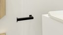 Ver imagem 4 de Kit de Acessórios para Banheiro com 4 Peças em Aço Inox Black Matte Preto Fosco com Toalheiro Duplo