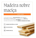 Ver imagem 4 de Aparador Console Geométrico em Ferro e Madeira Maciça Design Industrial