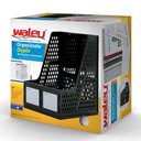 Ver imagem 2 de Suporte Organizador de Mesa Porta Revistas Livros Pasta Objetos Duplo Preto