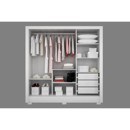 Guarda Roupa Casal com 4 Espelhos 3 Portas 3 Gavetas Santiago Novo Horizonte - 2 Guarda Roupa Casal com 4 Espelhos 3 Portas 3 Gavetas Santiago Novo Horizonte - 2