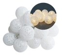 Ver imagem 3 de Cordão Fio de Luz Luminária de Bolinhas Led 10 Bolas 1,80m À Pilha