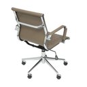 Ver imagem 5 de Kit 4 Cadeiras Escritório Diretor Esteirinha Rodízio Relax Corino 3301 Bege/Fendi