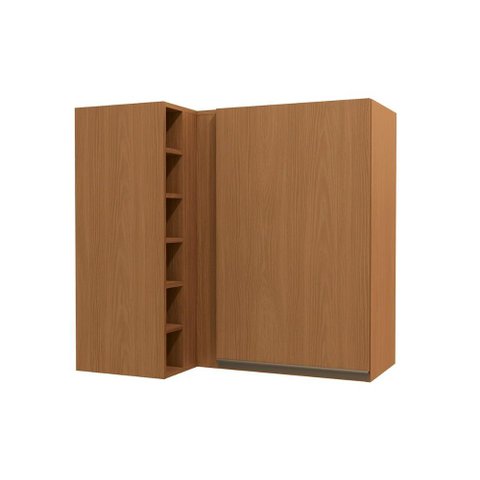 Armário de Cozinha Aéreo de Canto 98cm com Nicho G768 Maxxi Canela Kappesberg