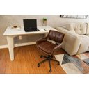 Ver imagem 3 de Cadeira Office Couro PU Marbella Preto