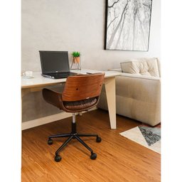 Cadeira Office Couro PU Marbella Preto - 7