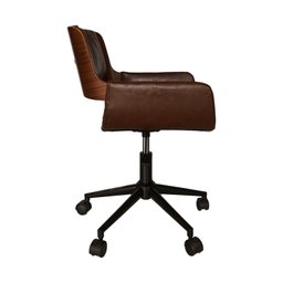 Cadeira Office Couro PU Marbella Preto - 9
