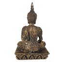 Ver imagem 5 de Estatua Buda Hindu Resina C/ Base Ouro Velho 16 Cm Decoração