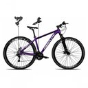 Ver imagem 2 de Bicicleta Nero 6 Mountain Bike Aro 29 Quadro Alumínio 21 Marchas Câmbios Shimano Absolute Roxo 17"