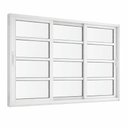 Ver imagem 1 de Janela de Correr Alumínio Branco 03 Folhas Travessa Maxx - 120x200