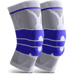 Joelheira Ortopedica 3D Compressao Gel de Silicone Protetor Joelho Suporte Esportiva Exercicio - 4