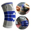 Ver imagem 1 de Joelheira Ortopedica 3D Compressao Gel de Silicone Protetor Joelho Suporte Esportiva Exercicio