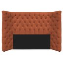 Ver imagem 6 de Kit Cabeceira e Calçadeira Baú Casal Everest P02 140cm Suede - Doce Sonho Móveis Terracota