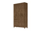 Ver imagem 1 de Guarda Roupa 4 Portas Madri Castanho Wood 852331 Moval
