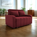 Ver mais imagens de Sofa Cama 2 Lugares 138 Cm Amora New Veludo E432 Vermelho Milani Store