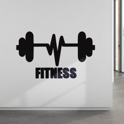 Adesivo Parede Sala Fitness Esporte 98x58cm - 3