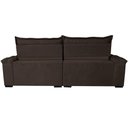 Ver imagem 6 de Sofá Retrátil e Reclinável 2,35m Cama inBox Big Fresh com SoftGel D40 Velupluma Café