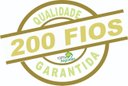 Ver imagem 2 de Lençol Avulso Com Elástico Queen Size 100% Algodão Percal 200 Fios