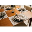 Ver imagem 1 de Jogo Completo Mesa Posta 4 Lugares Portina Prata Casa