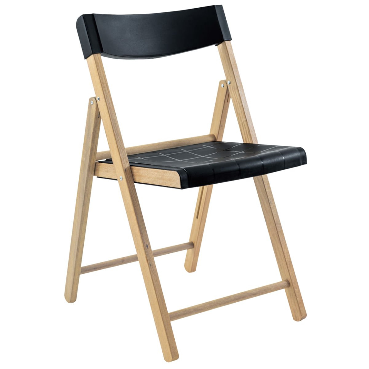 Cadeira de Madeira Dobrável Tramontina Potenza Itaúba Natural com Assento e Encosto em - 1