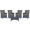 Ver imagem 1 de 4 Poltronas e 1 Mesa Igapó em Alumínio Pintura Fendi Corda Náutica Estofado 5