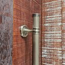 Ver imagem 2 de Puxador Duplo Colonial Rústico Porta Pivotante Madeira Apollo Bronze Antigo 300mm