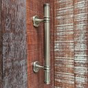 Ver imagem 4 de Puxador Duplo Colonial Rústico Porta Pivotante Madeira Apollo Bronze Antigo 300mm