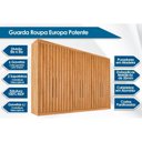 Ver imagem 2 de Guarda Roupa Casal Potente C/6 Gavetas e 6 Portas Ripadas Peroba - Europa