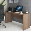 Ver imagem 1 de Mesa Escrivaninha Berlim 163 Cm Amêndoa - Panorama Móveis