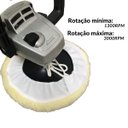 Ver imagem 6 de Politriz Automotiva Angular Profissional 7 Pol 1600w Máquina Polimento Polir Importway Iwpoa-1600