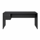 Ver imagem 4 de Mesa Escritório 160cm X 70cm Pé Painel Gaveteiro 2 Gav. F5 Cor:preto